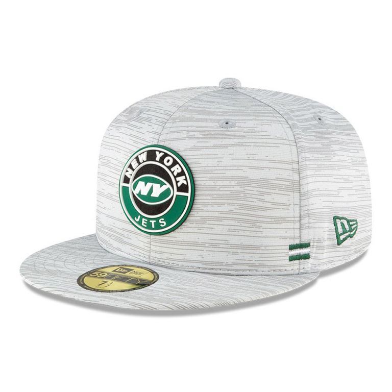 Gorras New Era 59fifty Grises - New York Jets Sideline 36458NSGL